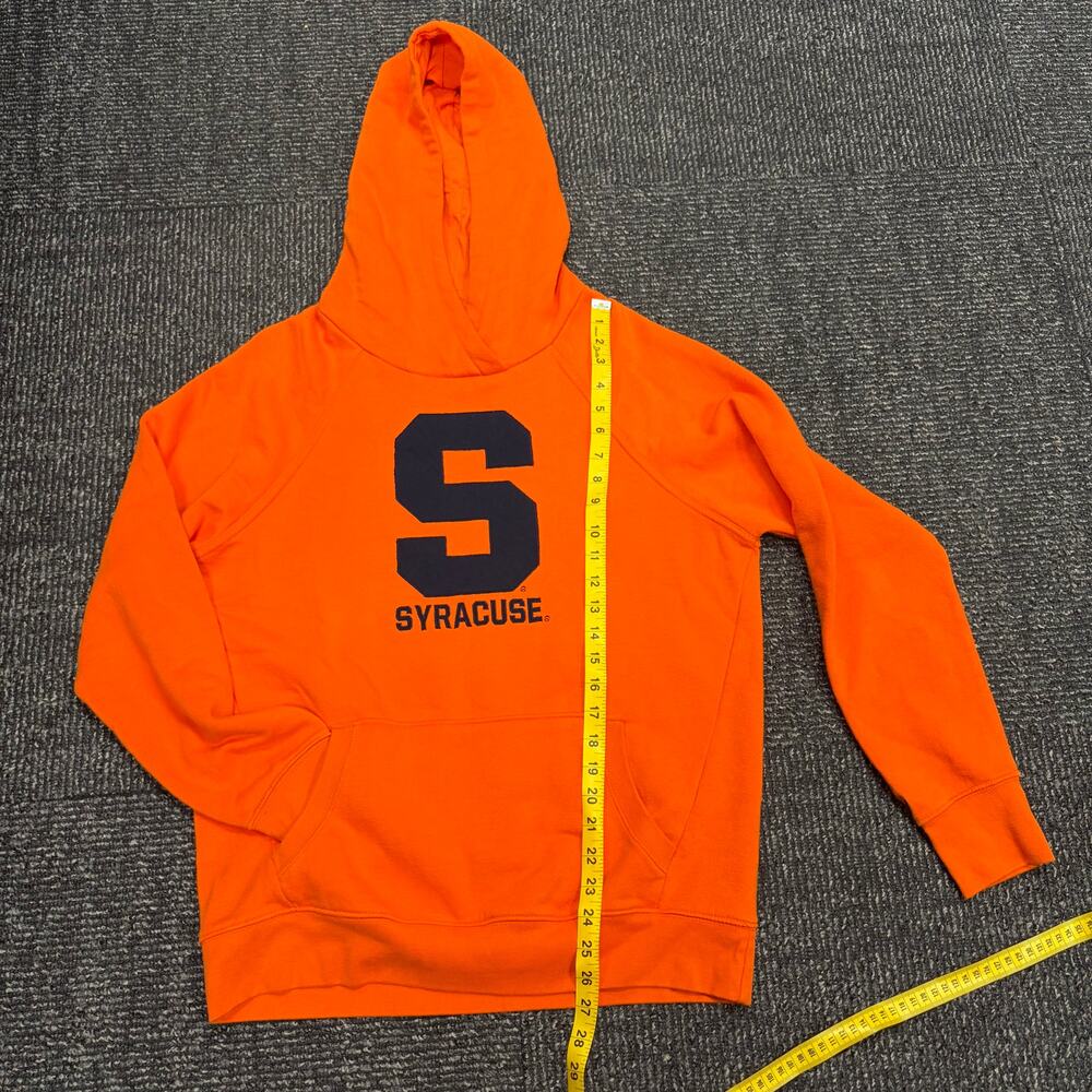 VTG League Syracuse University Orange Hoodie Felt Logo Hoodie Collegiate Large - Picture 7 of 8